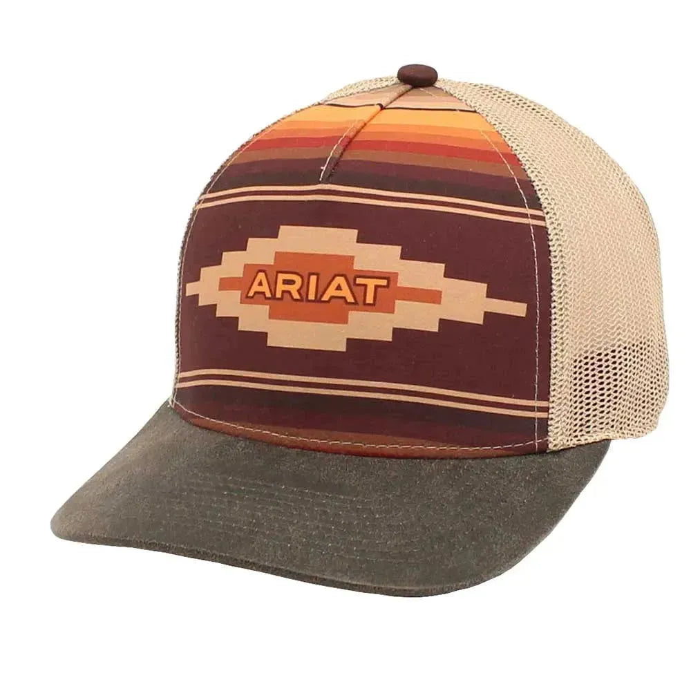 Ariat Tan Aztec - Trucker Cap