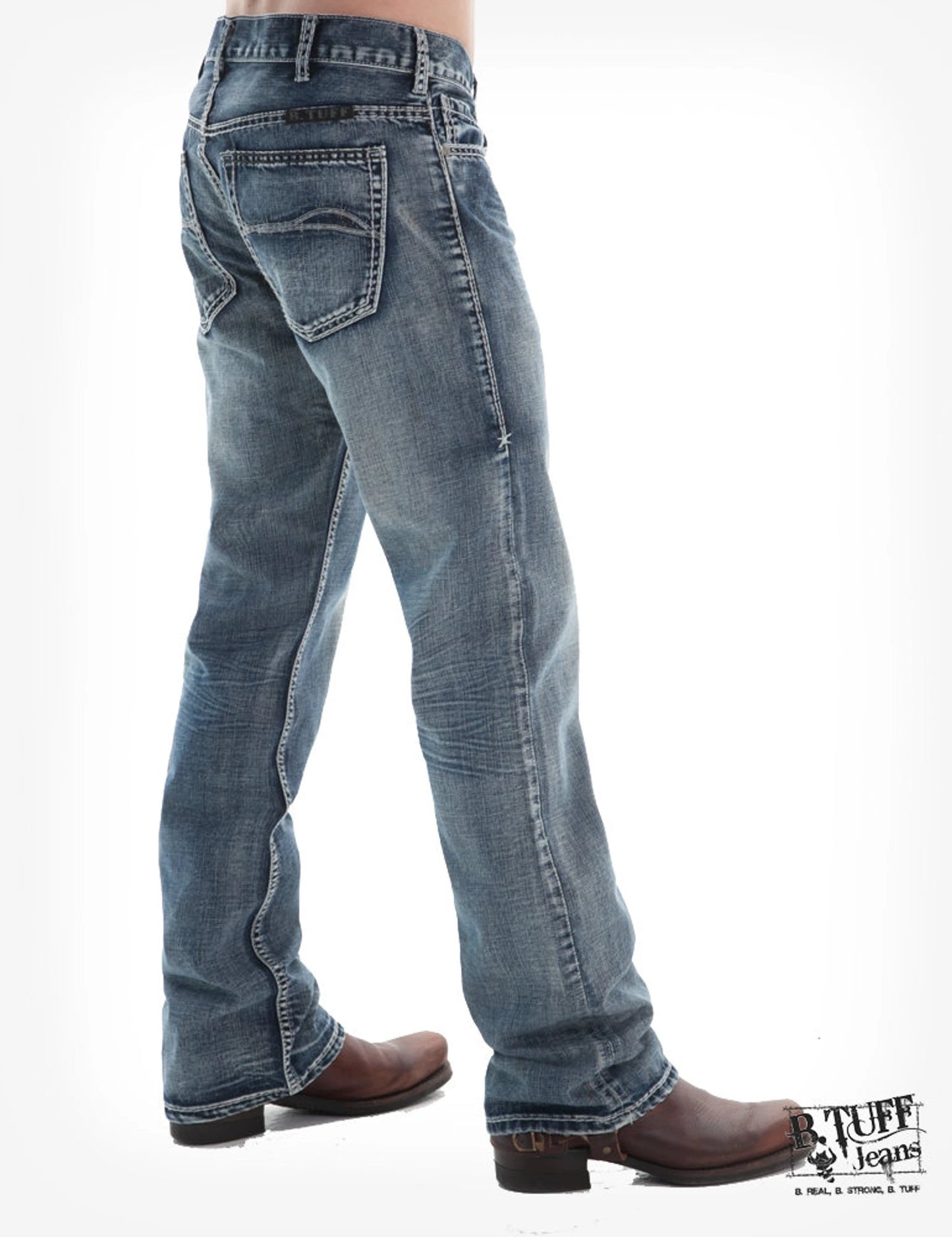 B. Tuff Steel Mens Jeans Durable Heavyweight Denim for Rugged Work and Everyday Wear by B. Tuff