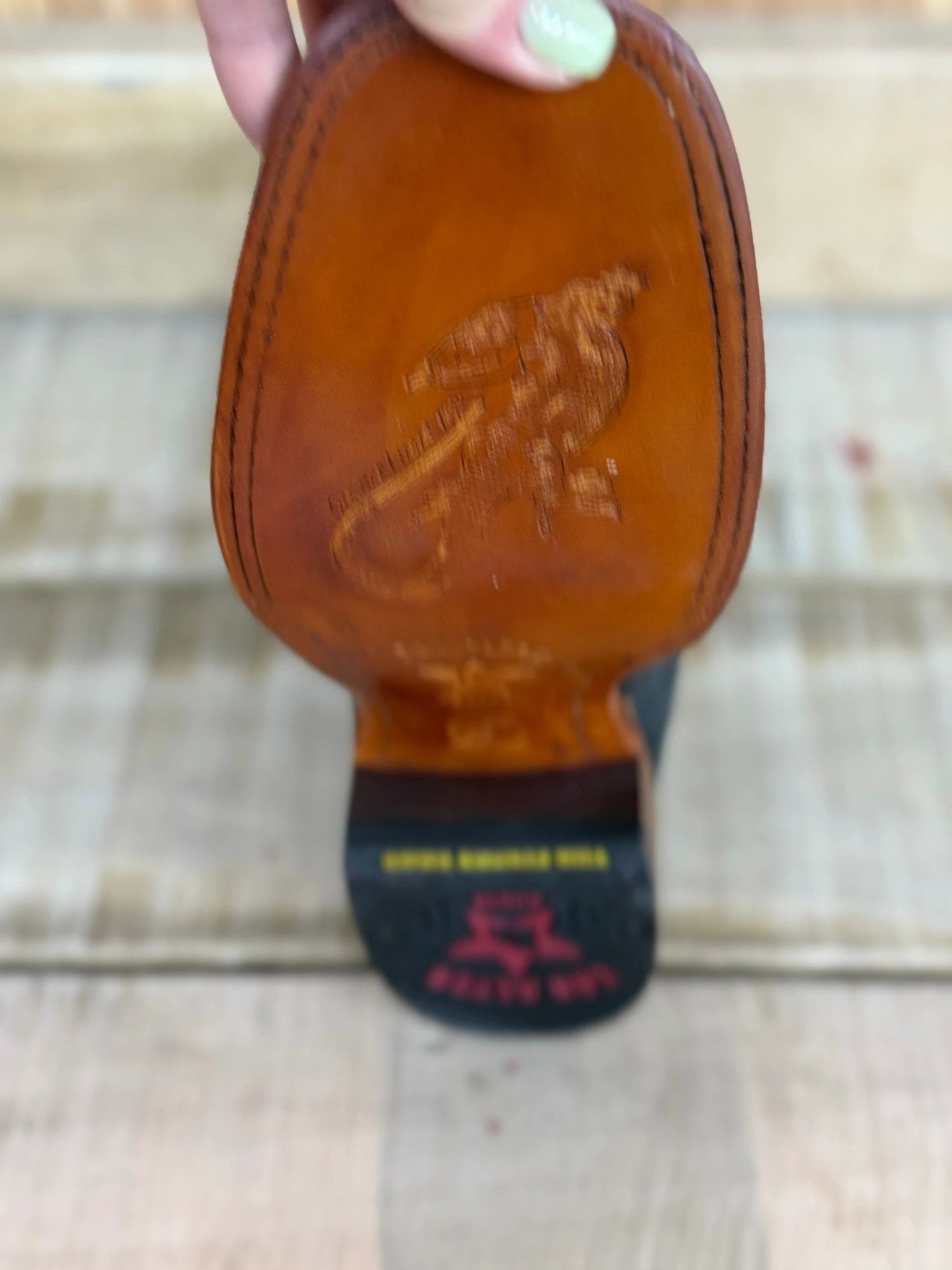 Exotic Los Altos Sanded Black Lizard Wide Square Toe Cowboy Boots Handcrafted Western Footwear by Los Altos
