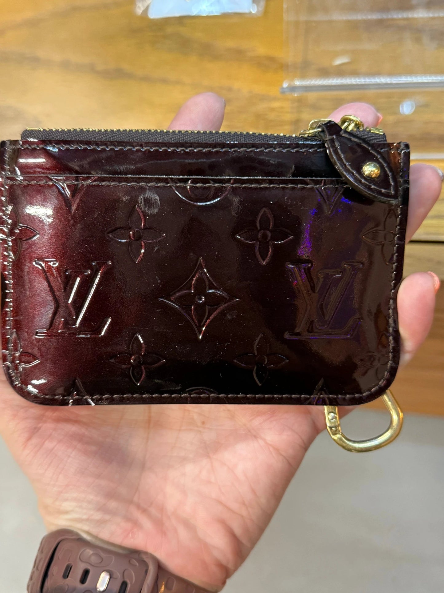 Louis Vuitton Monogram Canvas Coin Purse Compact Zipper Wallet for Women Gift Idea by Wild West Outfitters
