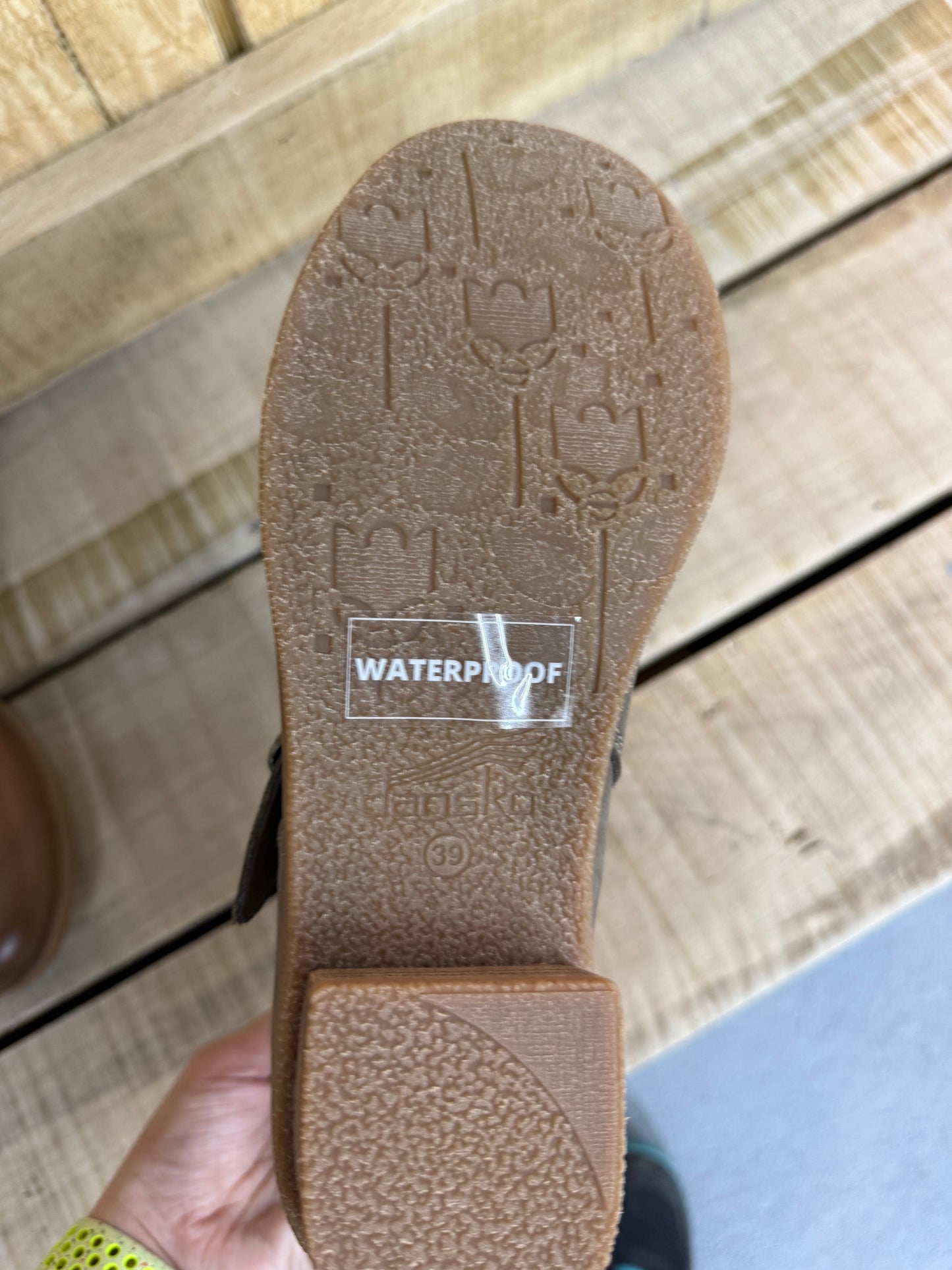 Dansko Delphine Waterproof Nubuck Stone