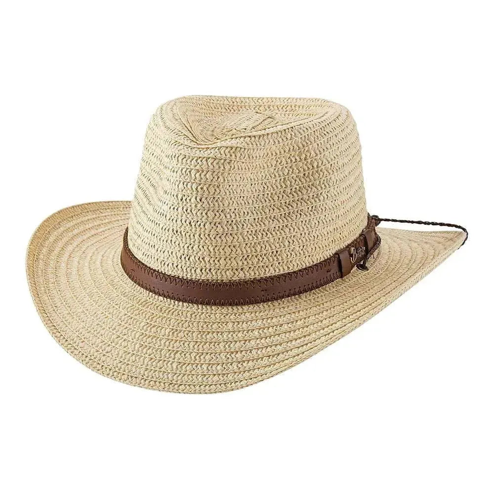 Bullhide Bonaventure- Straw Outback Fedora Hat (Closeout)