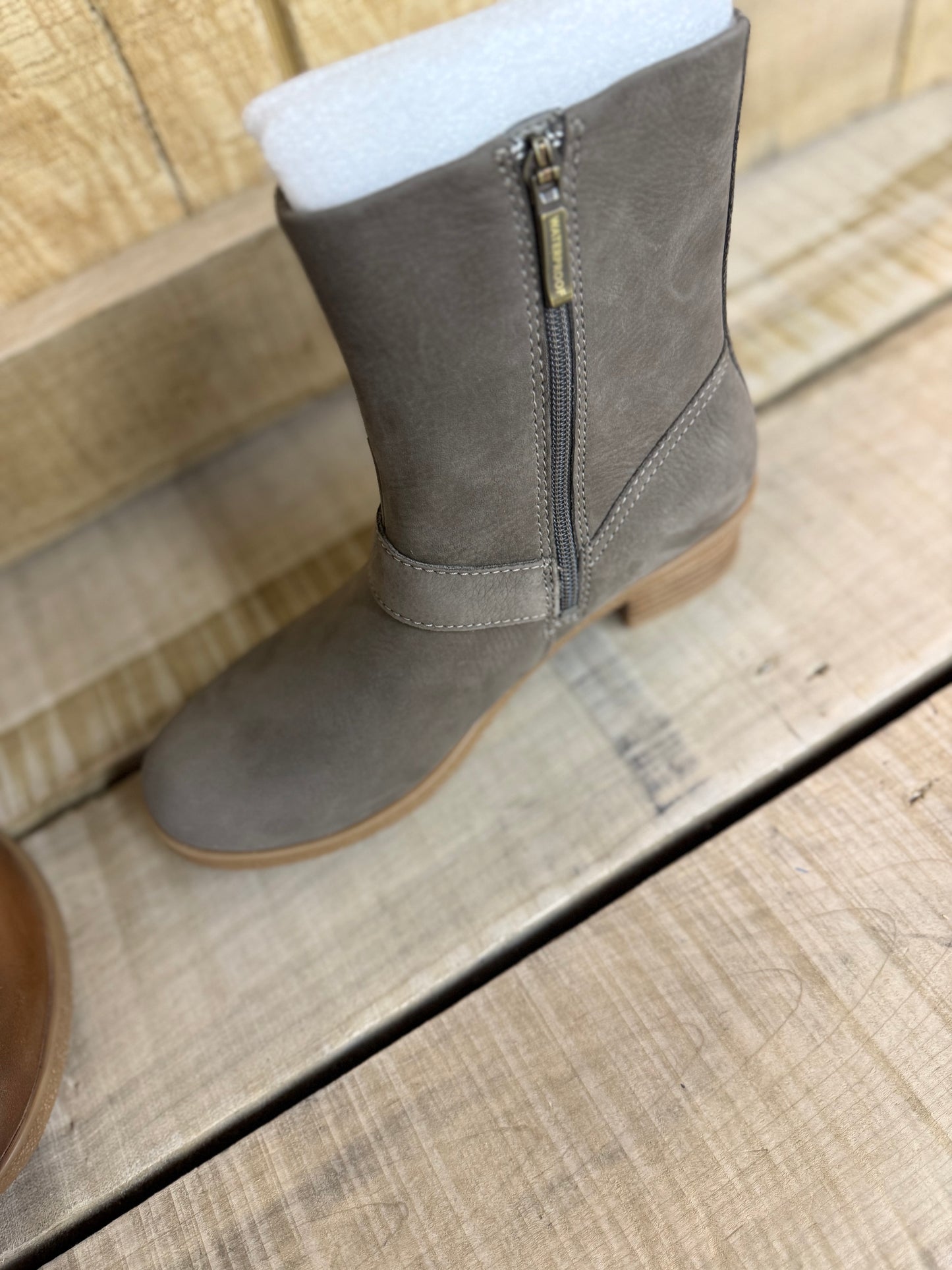 Dansko Delphine Waterproof Nubuck Stone
