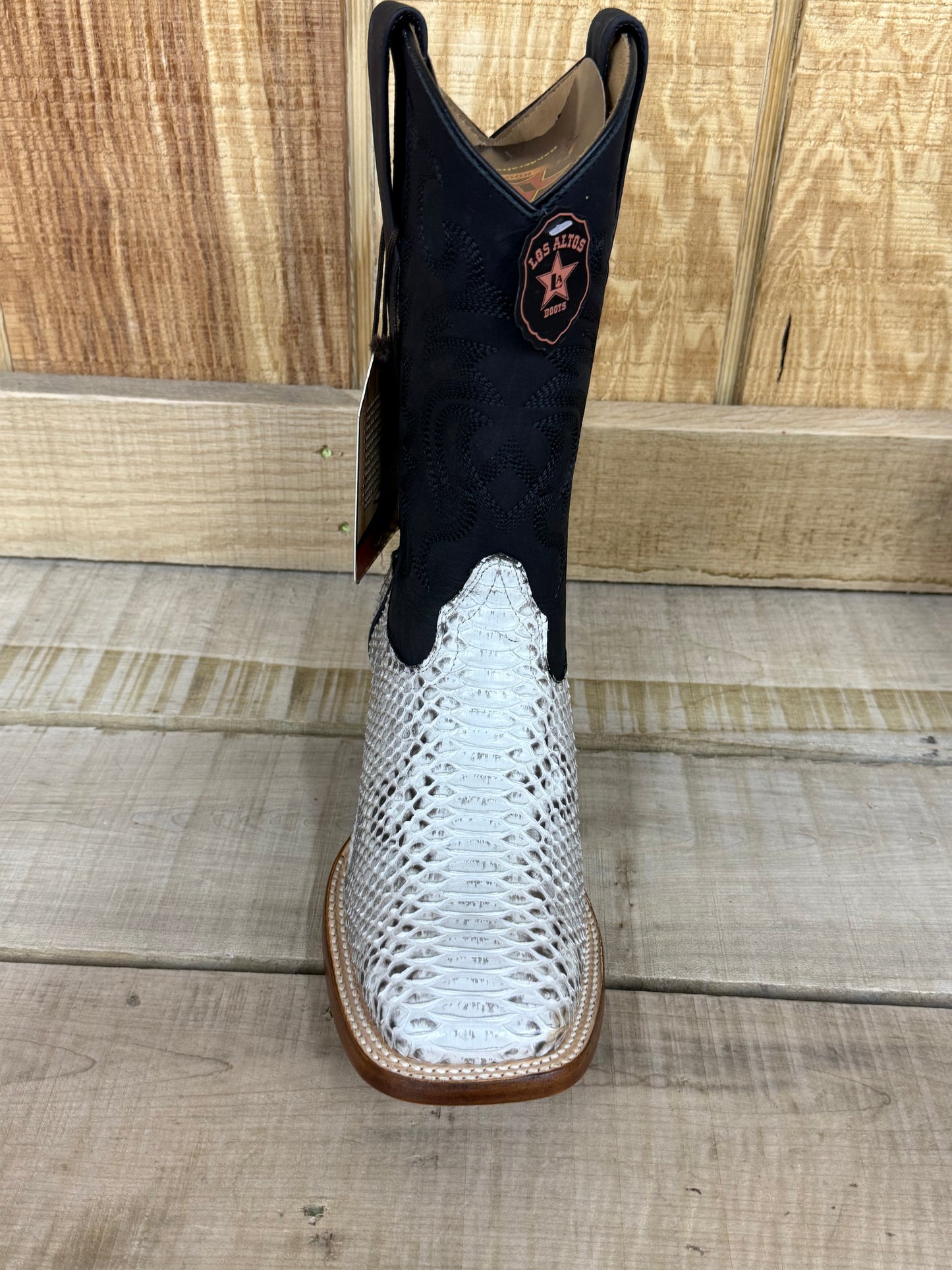 Exotic Los Altos Natural Python Men’s Cowboy Boots