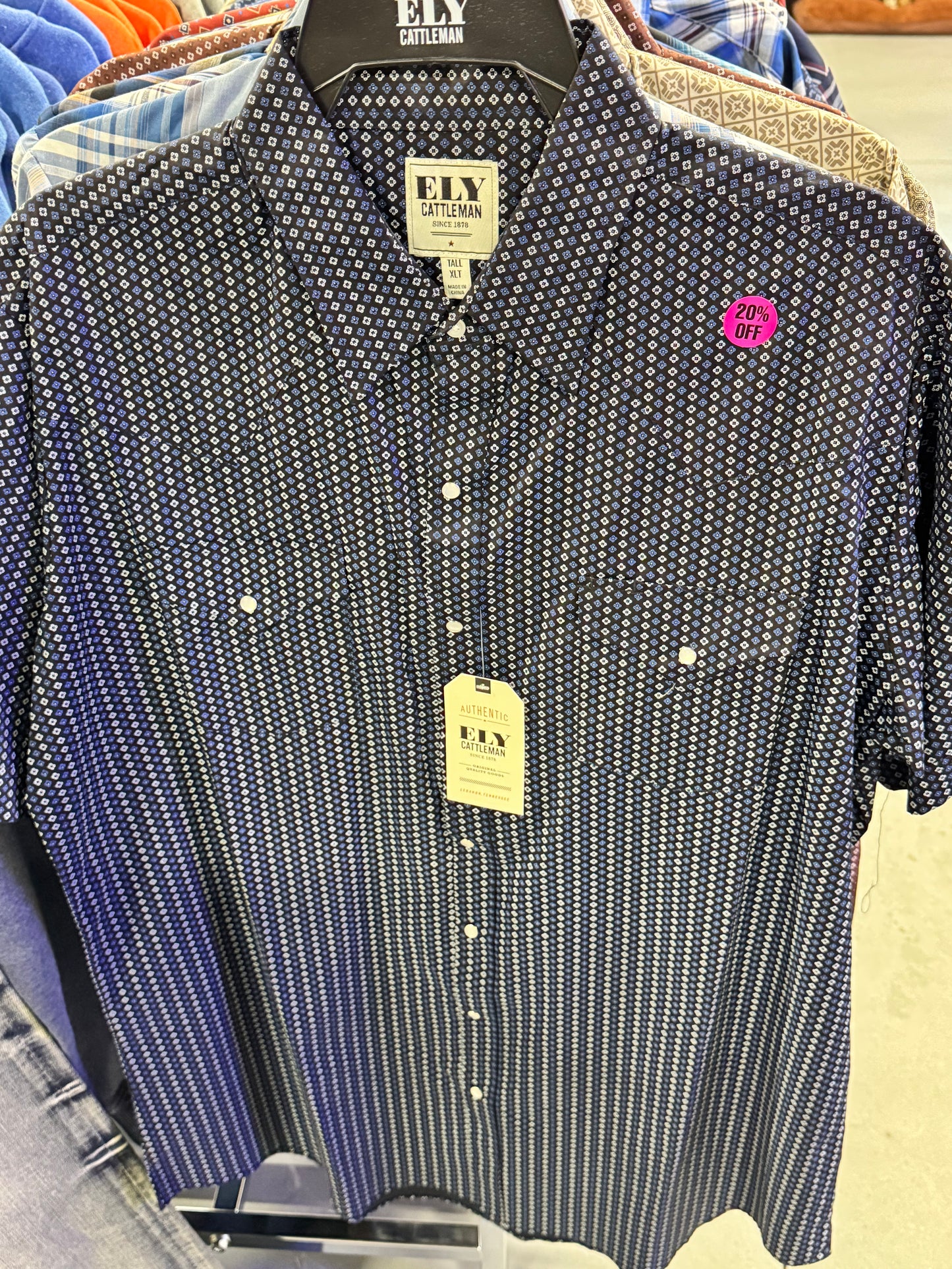 Thin Short Sleeve Ely Cattleman Shirts Page 1