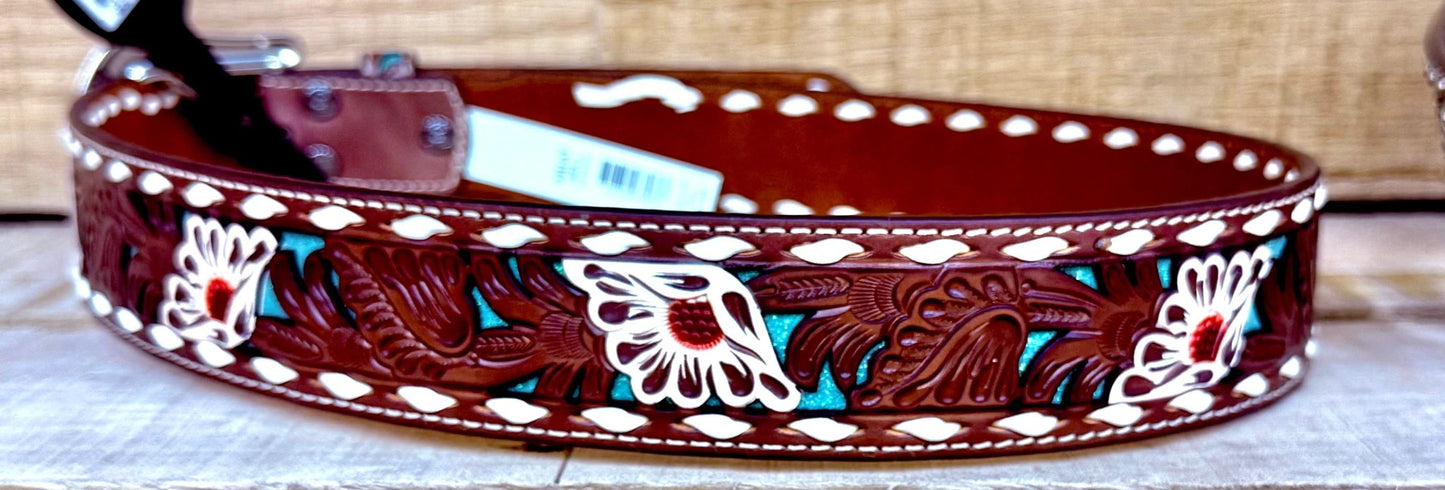 Ariat Womens Belt Versatile Accessory For Casual To Refined Looks With Clean Polished Finish by Ariat