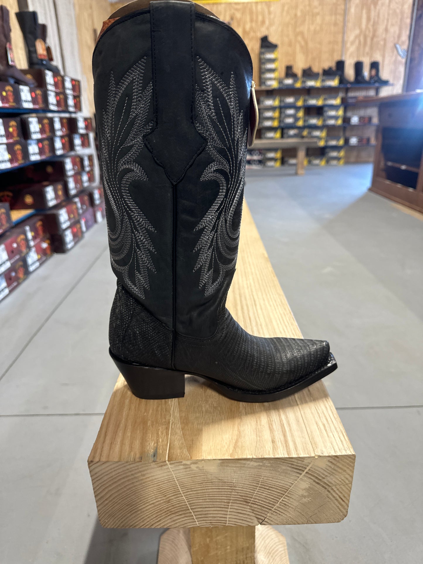 King Exotic Black Teju Women's Boots