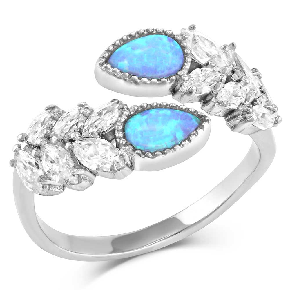 Montana Silversmiths Mystic Falls Opal Ring One Size Fits All