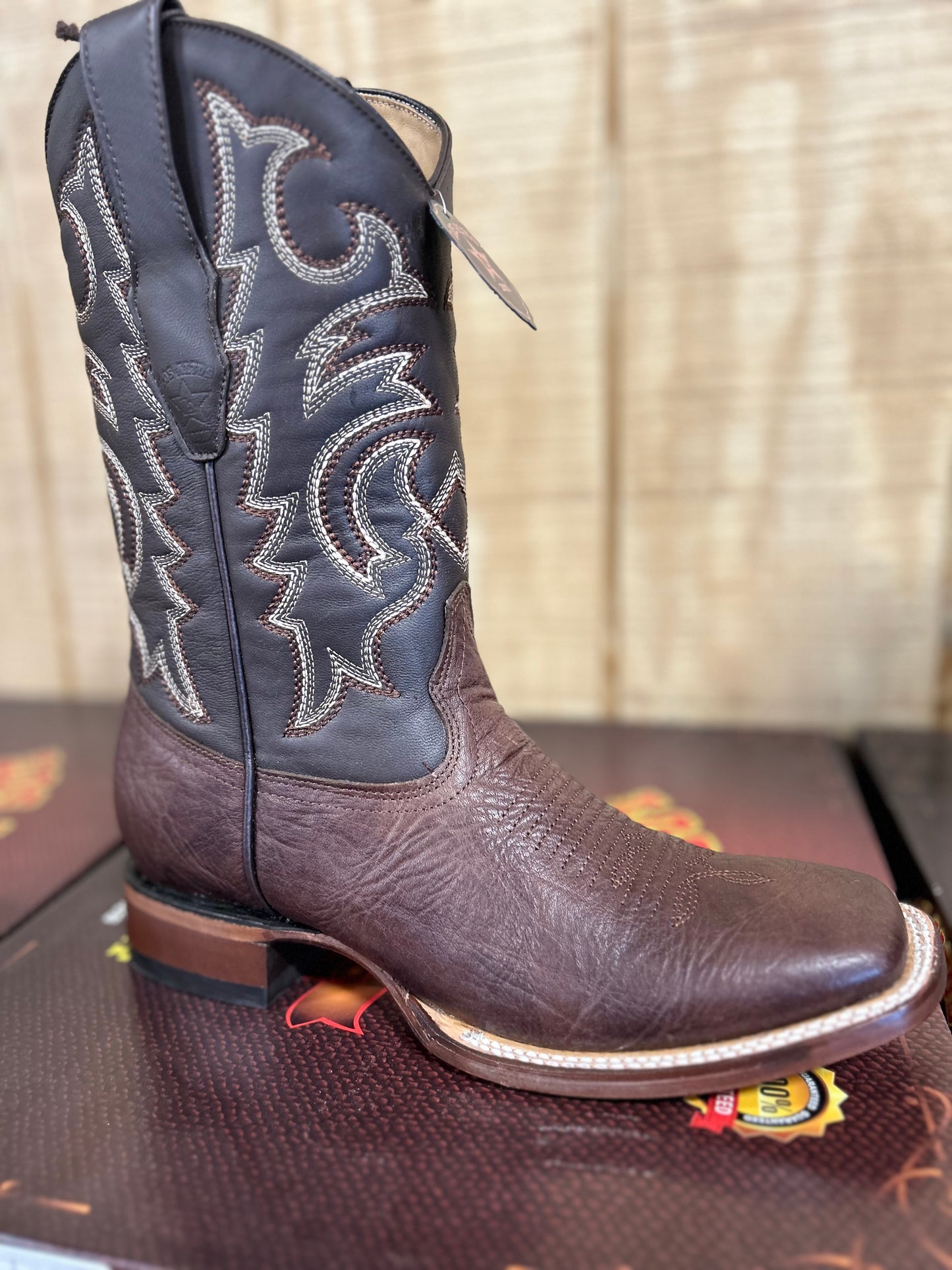 Los Altos Walnut Bull Shoulder Men's Cowboy Boot