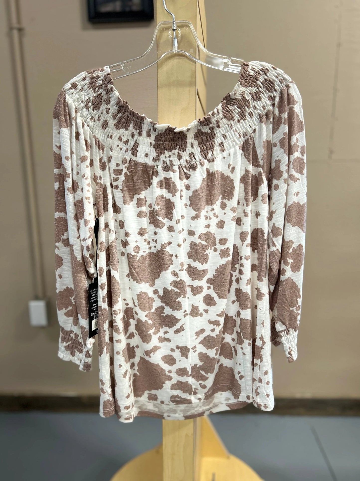 Cowgirl Stuff Print Shirt Drop Shoulder Western Style Graphic Tee Relaxed Fit For Women Casual Western Wear by Cowgirl Tuff