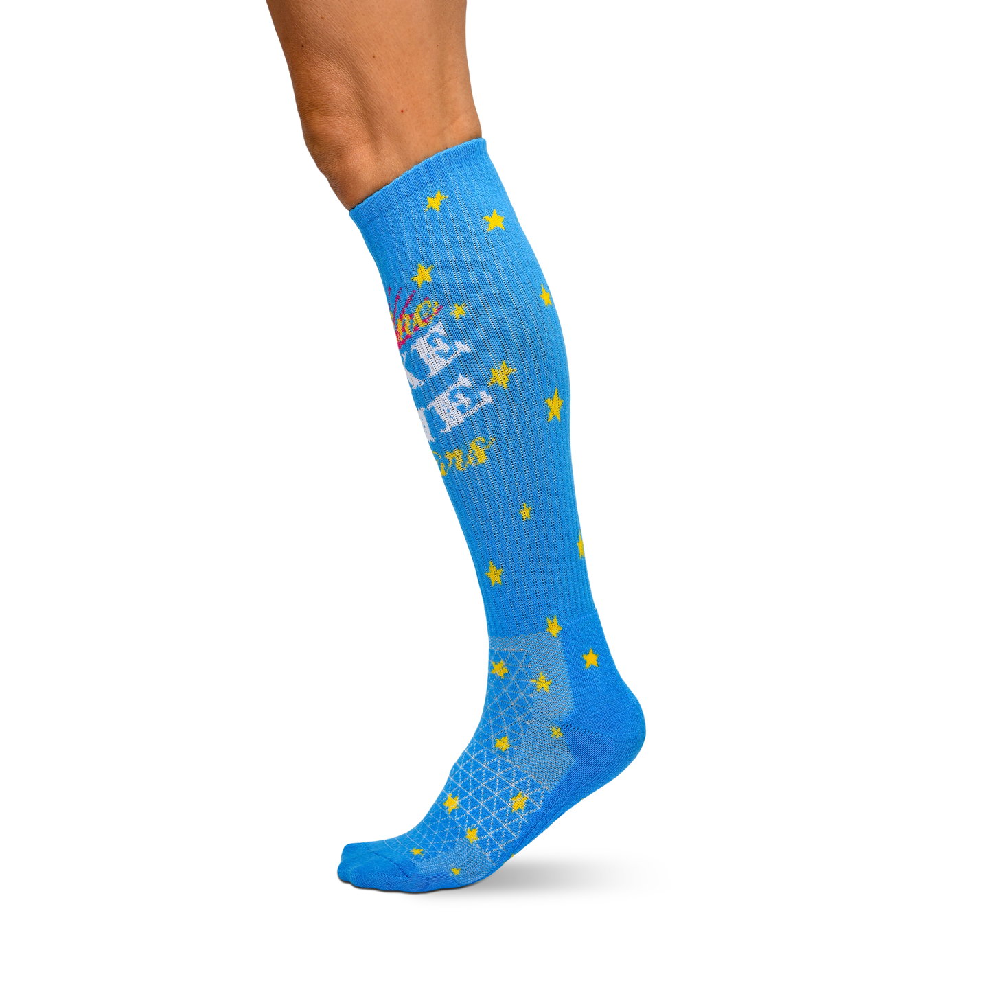 Shine Like The Stars Turquoise Performance Socks