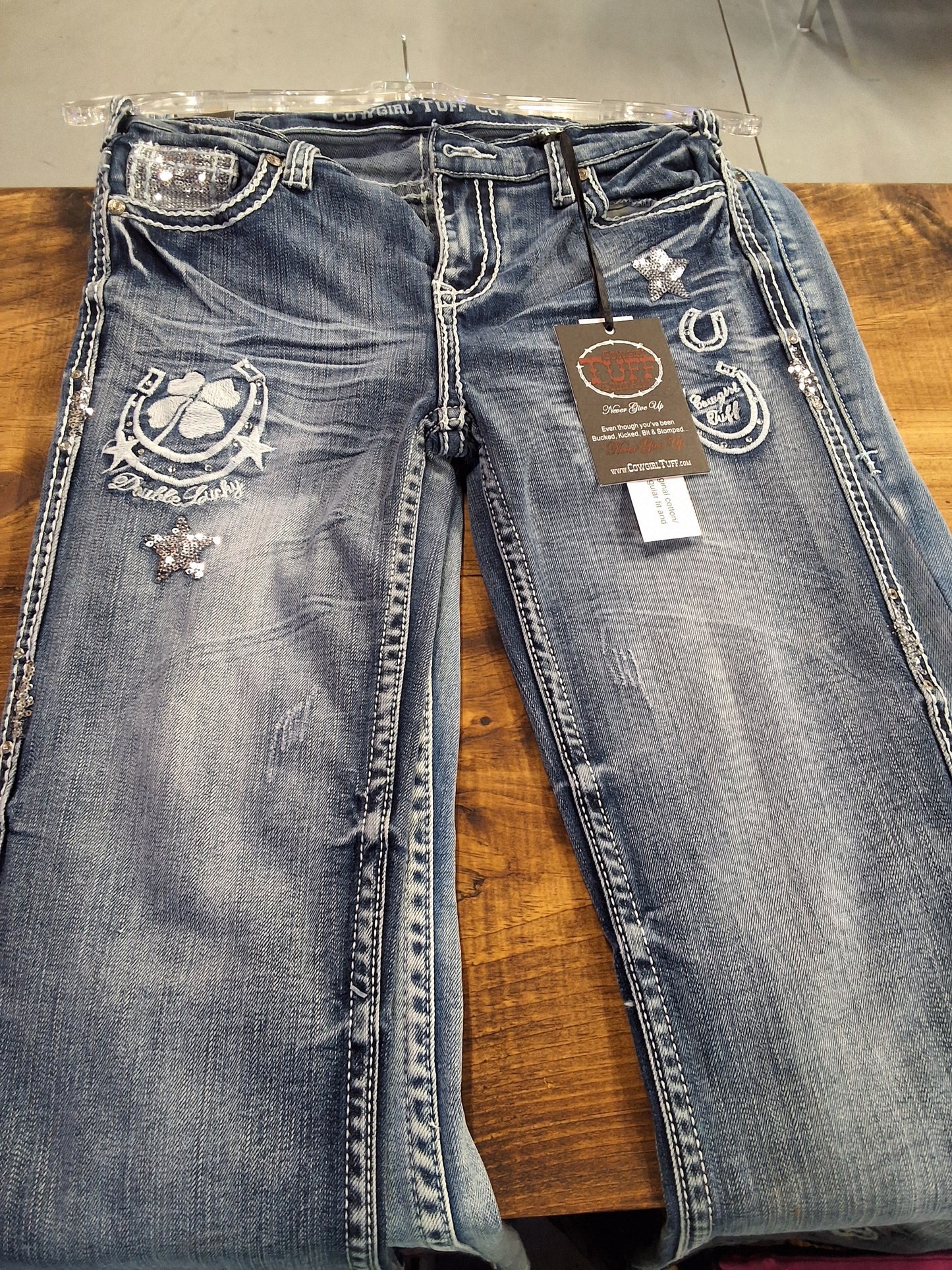 Cowgirl Tuff Double Lucky Unbelievable Girl's Jeans