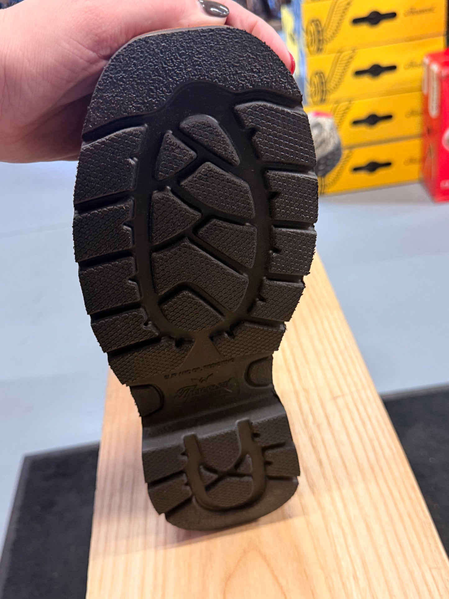 Thorogood 11” Chili/Crimson Work Series Composite Toe Slip On Work Boot