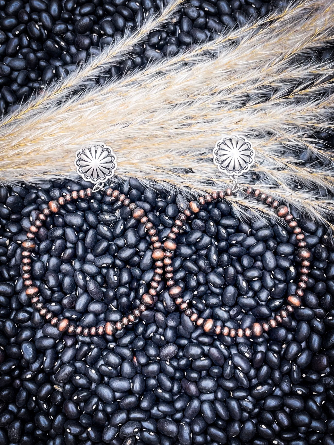Dixie Stud Hoop Fashion Earrings - Copper