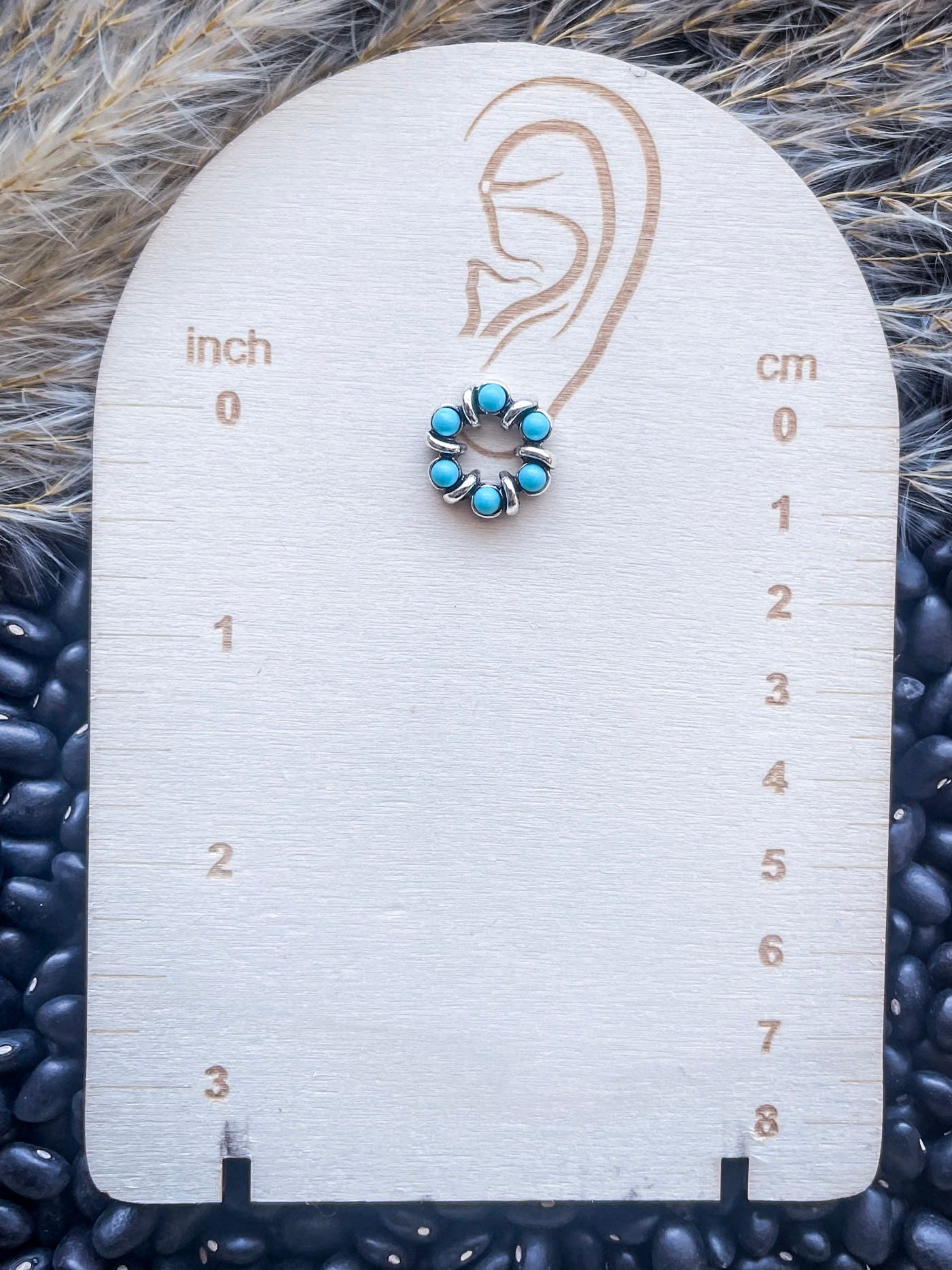 Boone Stud Fashion Earring - Turquoise