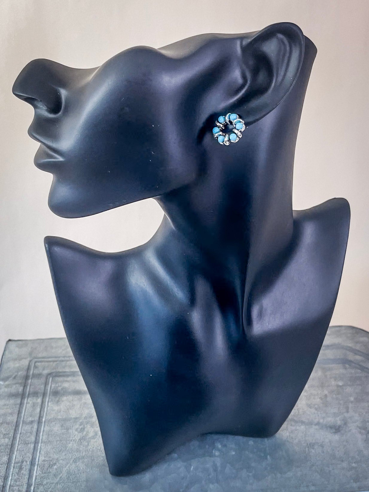Boone Stud Fashion Earring - Turquoise