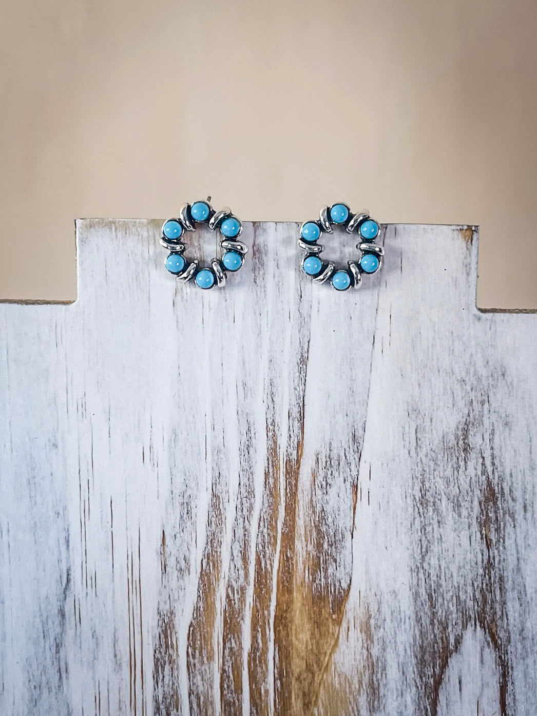 Boone Stud Fashion Earring - Turquoise