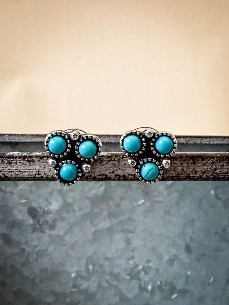 Claire Fashion Stud Earring - Turquoise