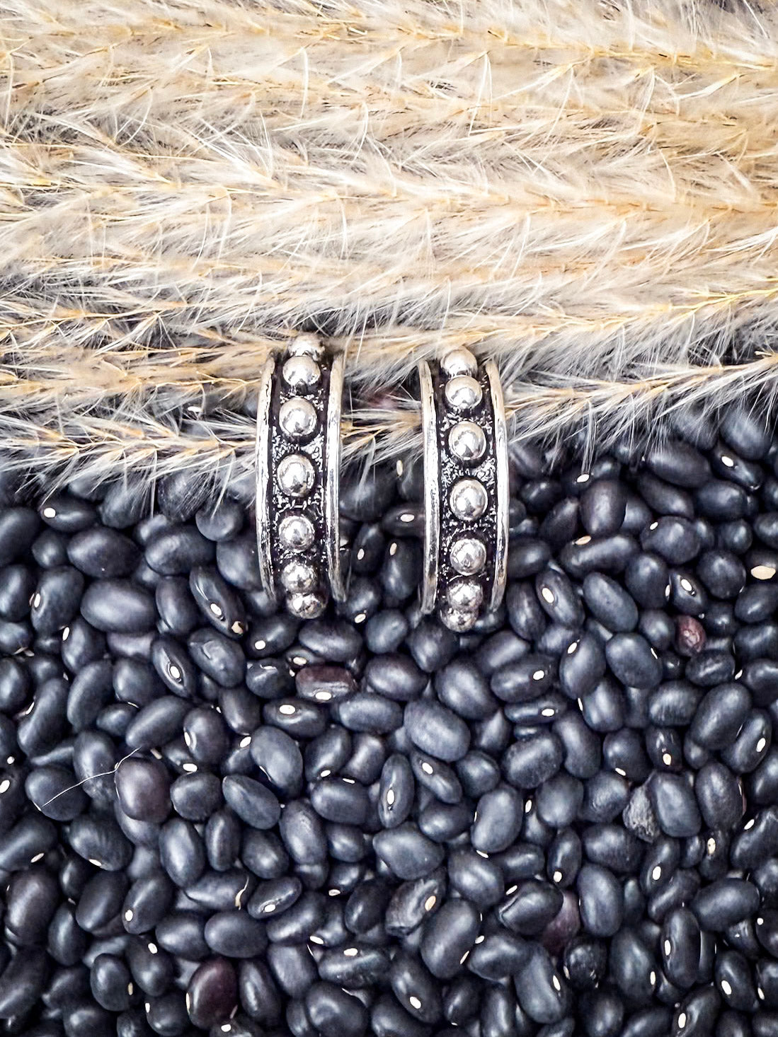 Waco Western Bubble Fashion Hoop Earrings