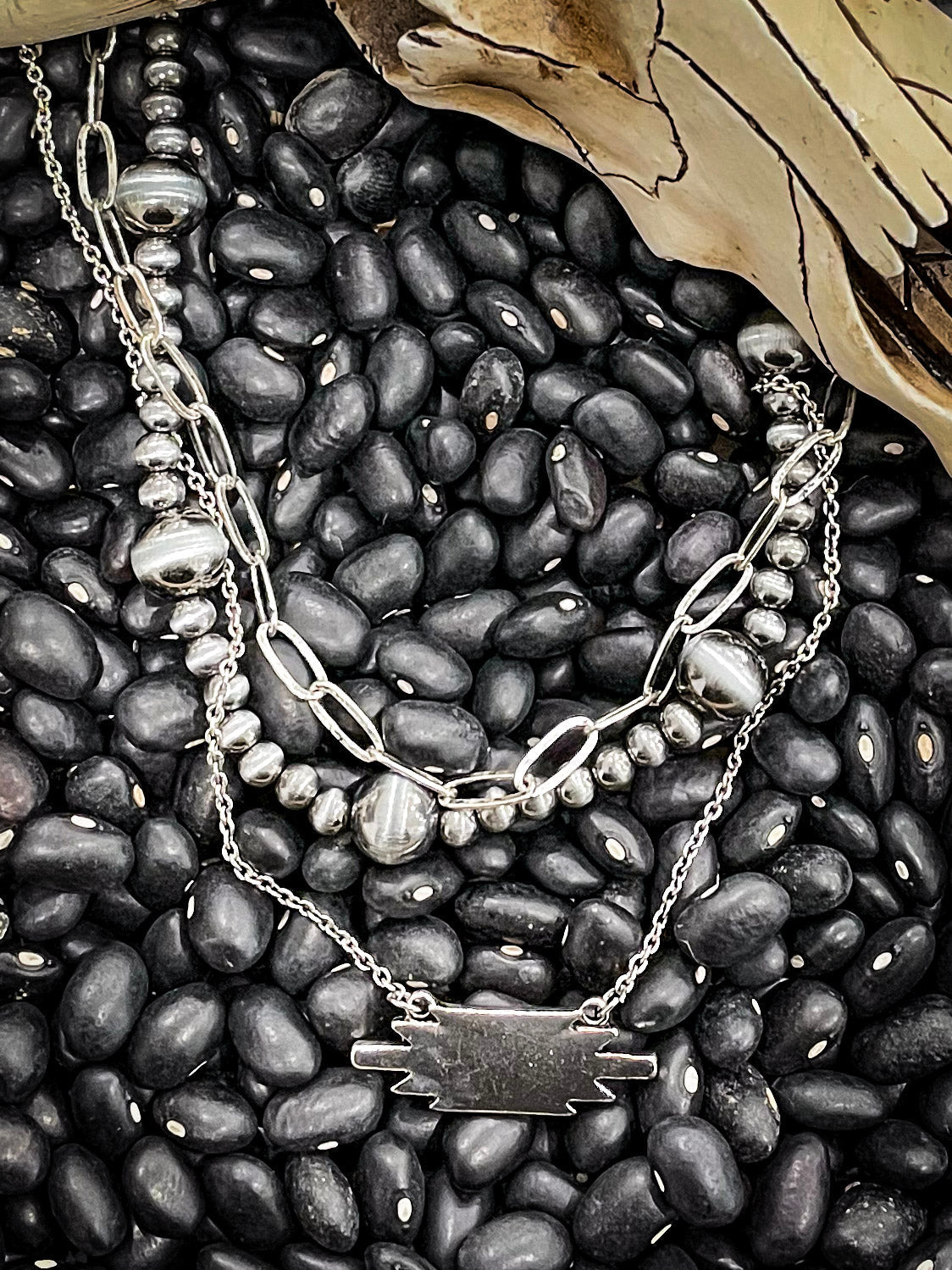 Aztec Layer Fashion Necklace
