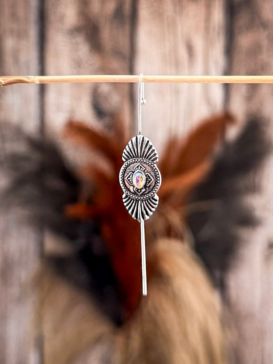 Opal Ridge Concho Fashion Ear Pin Earring