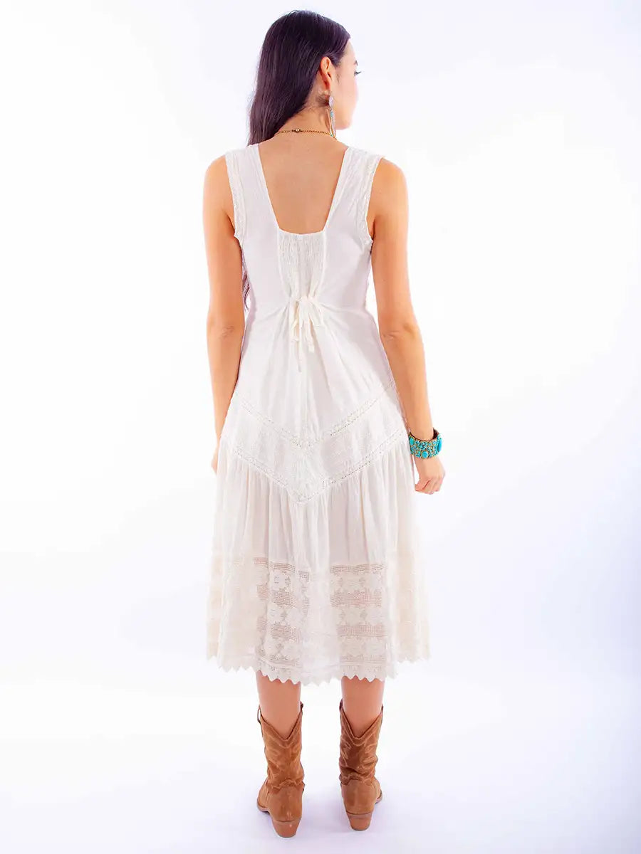 Scully Cantina Sleeveless Lace Dress (PSL-269) - Women's Sundress