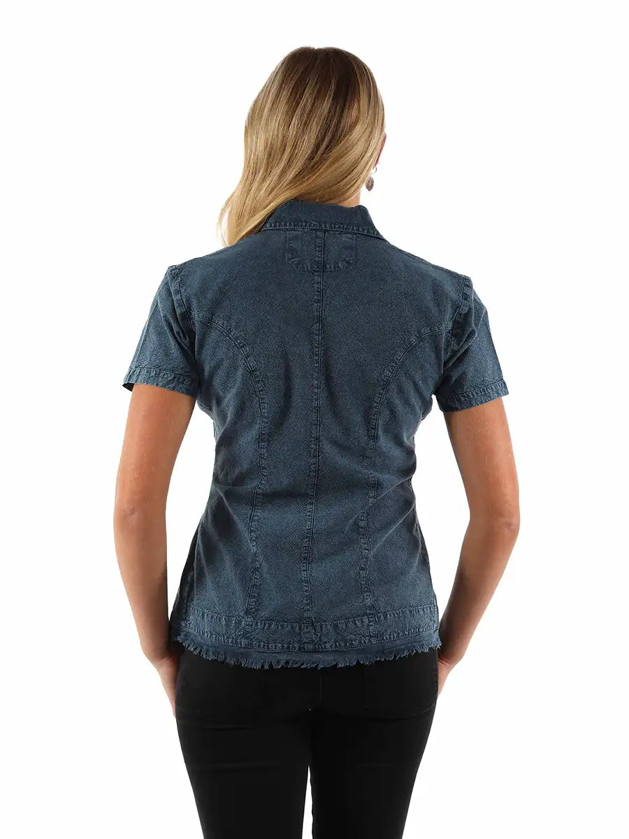 Scully Cantina Short Sleeve Blouse (PSL-273) - Women's Shirt