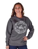 Tuff Brand Unisex Crew Neck Sweatshirts Soft Cotton Comfort Durable Casual Tops For Men And Women by Cowgirl Tuff