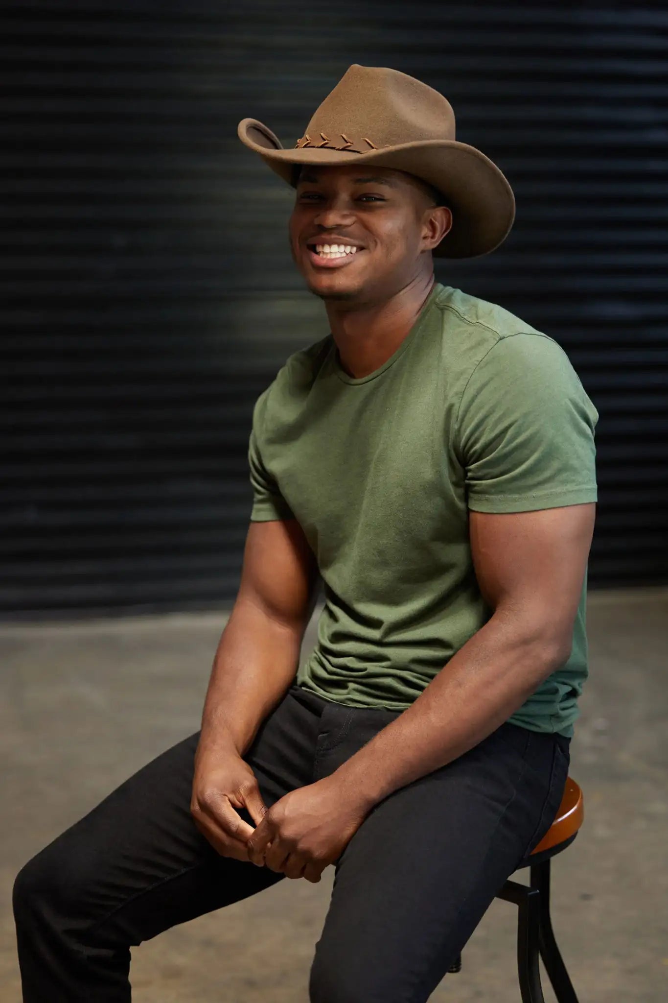 Peter Grimm Villy - Distressed Wool Felt Outback Hat