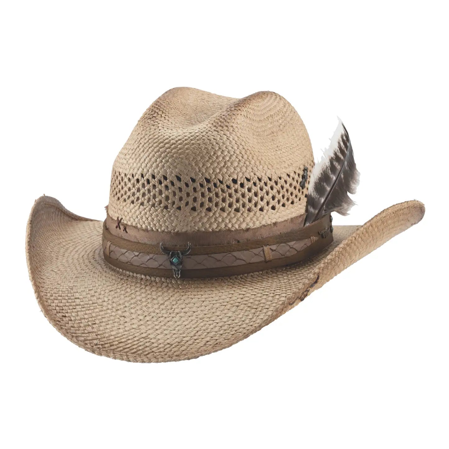 Bullhide Wagon Mound - Genuine Panama Straw Cowboy Hat