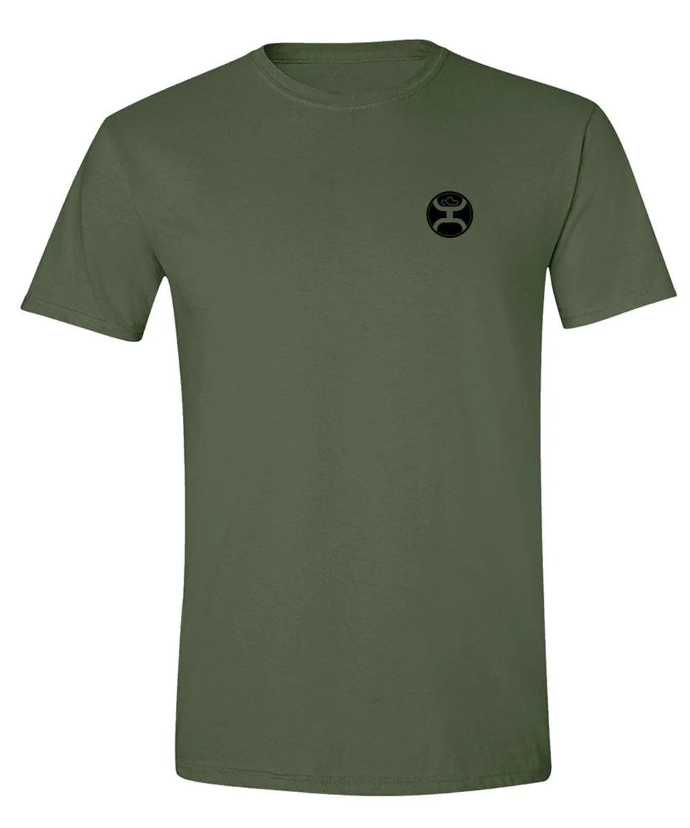 HOOey Rope Flag (Military Green) - Mens T-Shirt