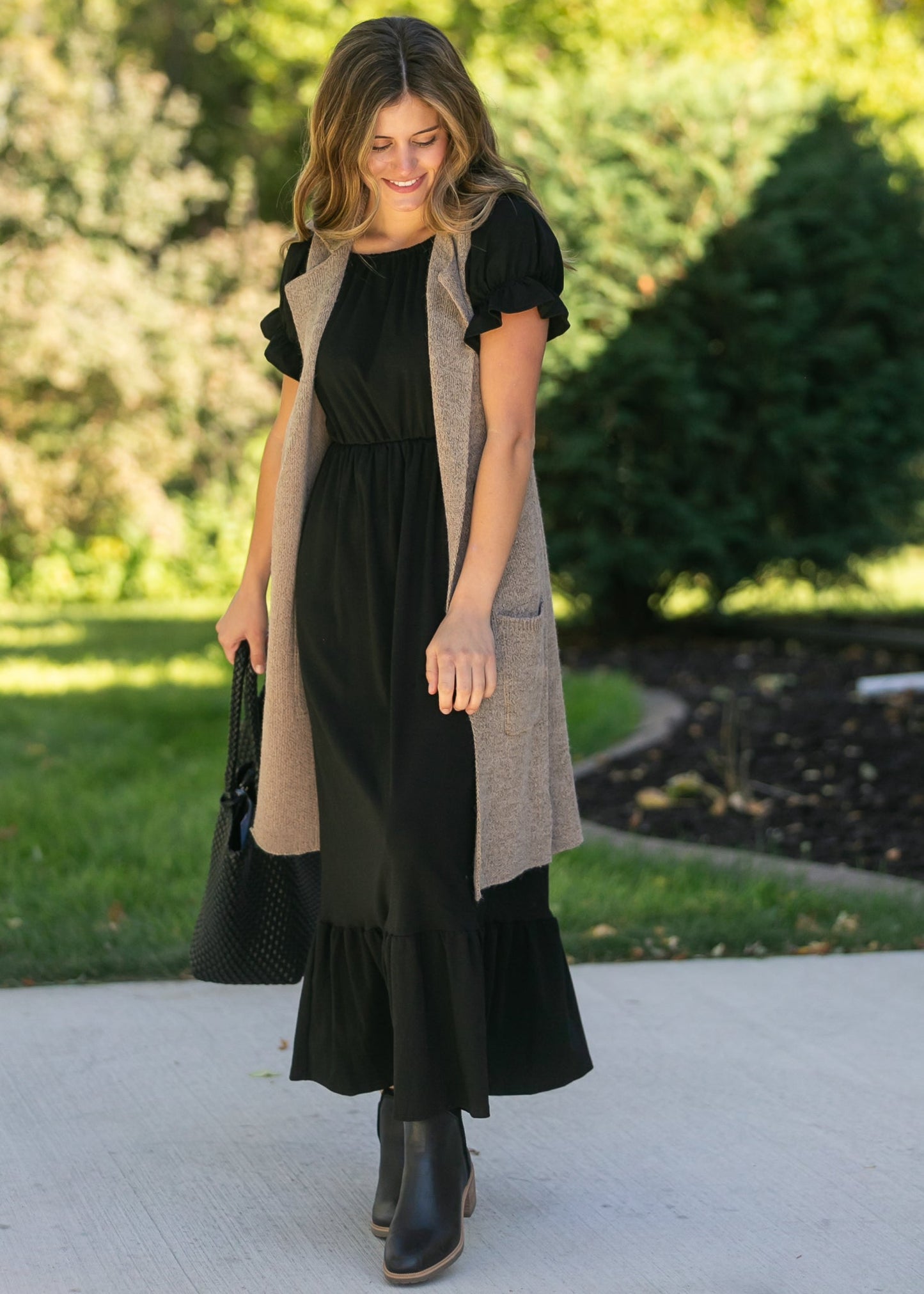 Amy Puff Sleeve Maxi Dress