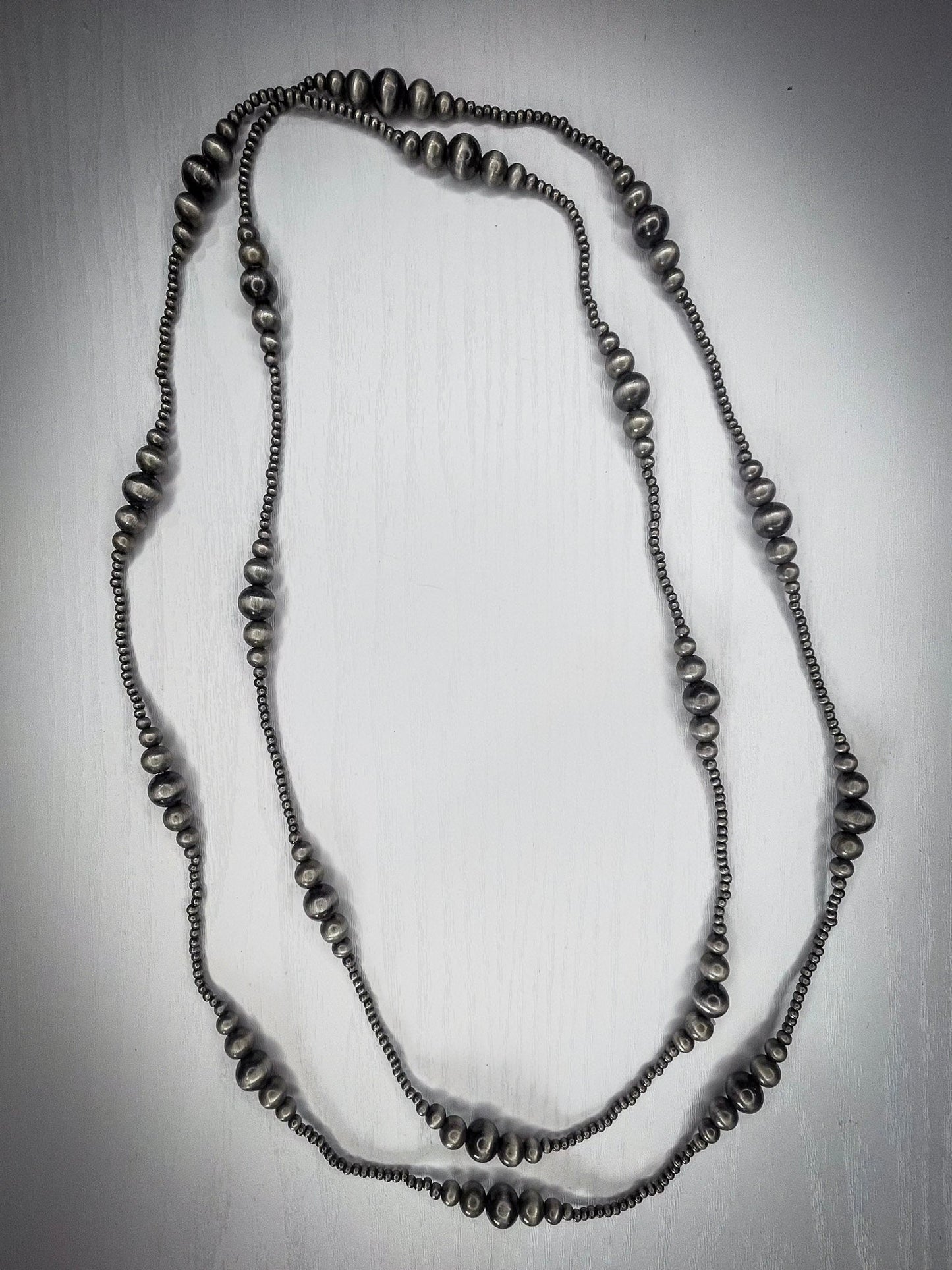 Bunk Navajo Style Pearl Layer Fashion Necklace