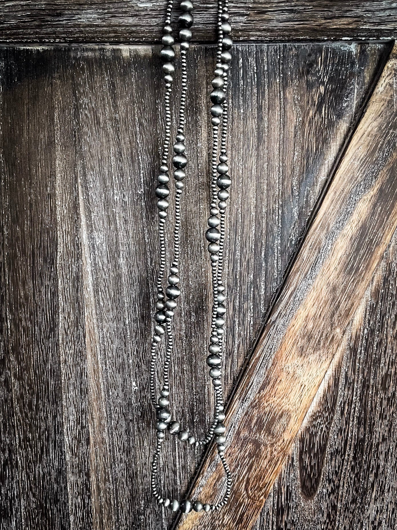 Bunk Navajo Style Pearl Layer Fashion Necklace