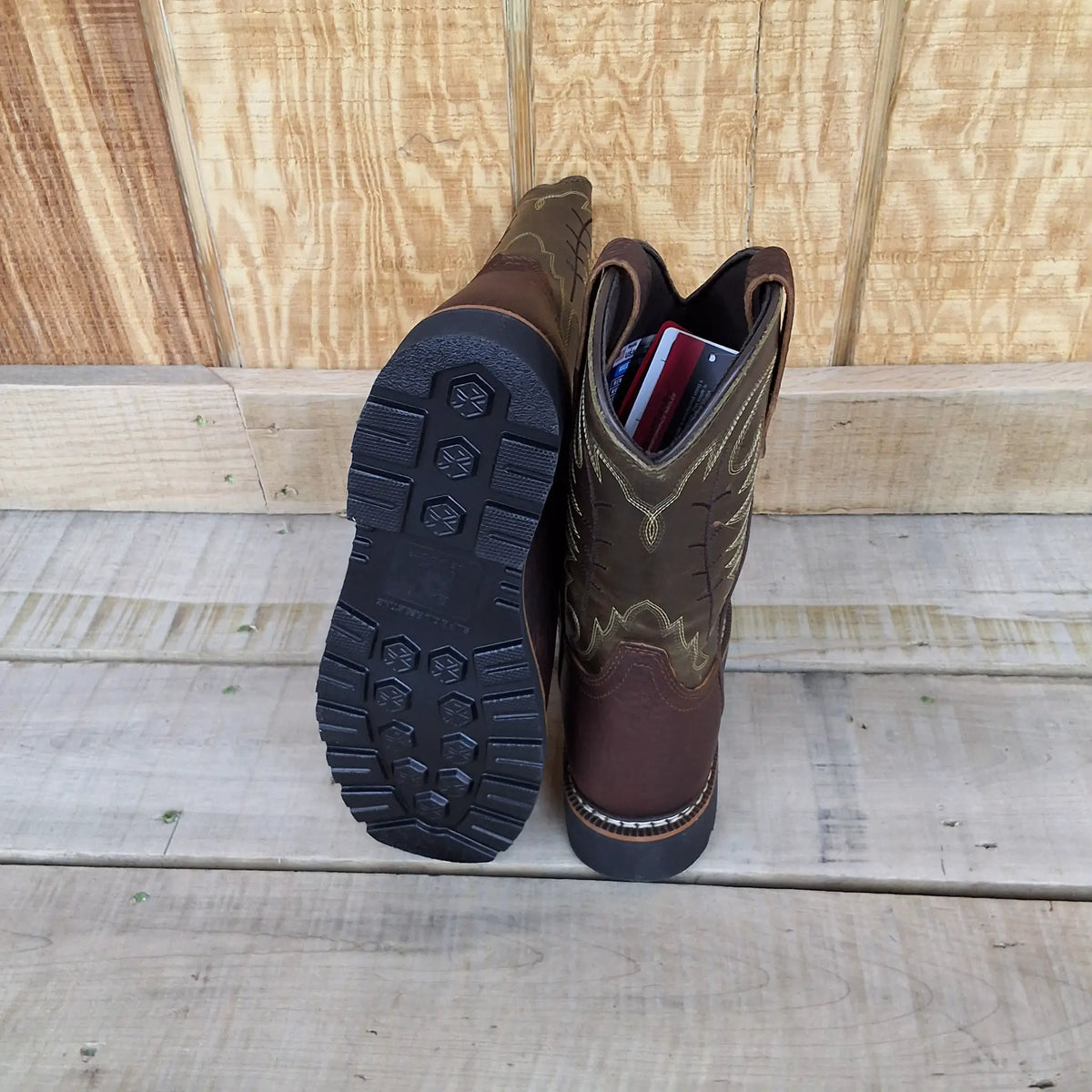 US Boot Western Steeltoe Mens by Wild West Outfitters