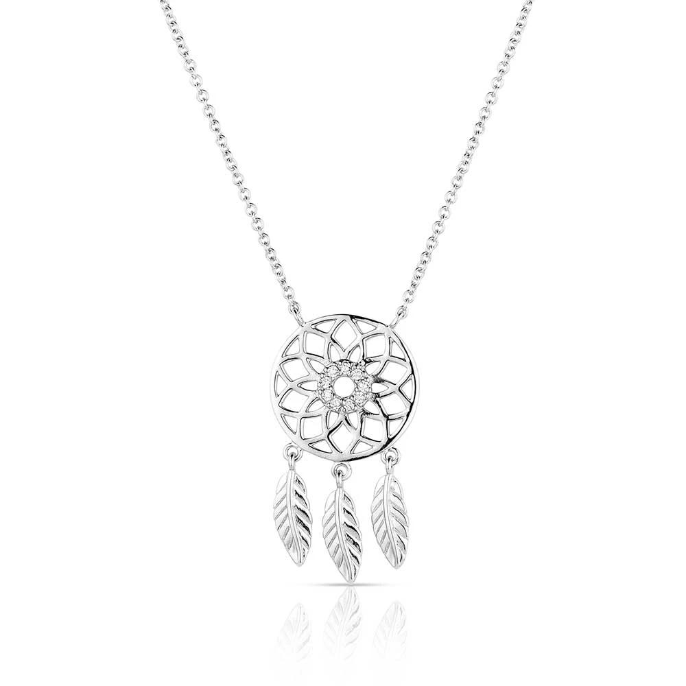 Montana Silversmiths Divine Weave Necklace Jewelry for Women Western Style Silver Tone by Wild West Outfitters