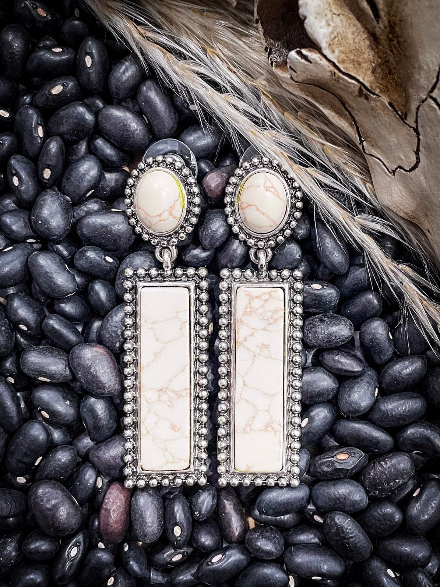 Haven Fashion Earrings - White