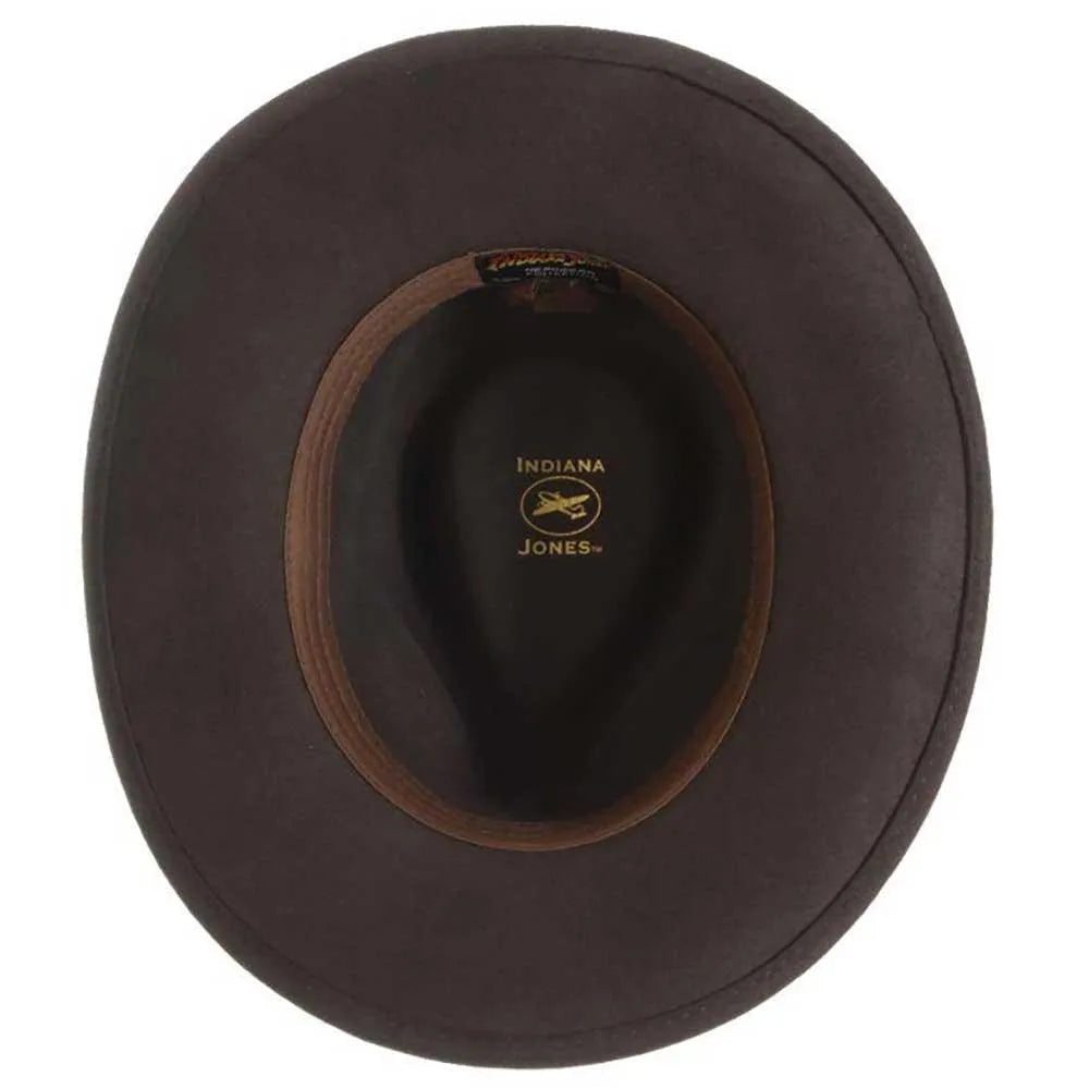 Indiana Jones™ Belloq - Crushable Soft Wool Felt Fedora Hat