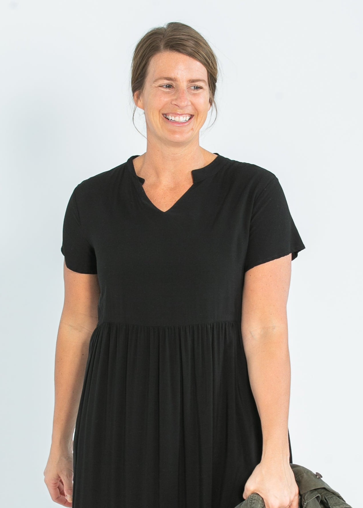 Jaydrien Flutter Sleeve Maxi Dress