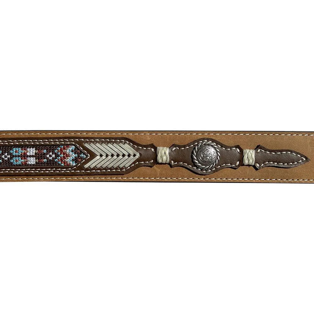Nocona Southwest Pattern - Mens Leather Belt