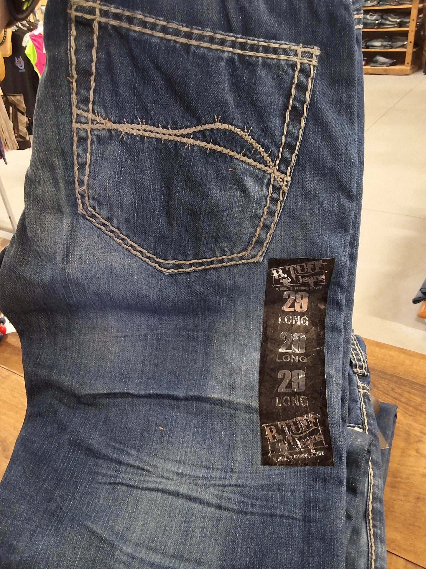 BTuff Mens Turbo Durable Denim Jeans For Everyday Wear Premium Quality Durable Work Jeans by B. Tuff