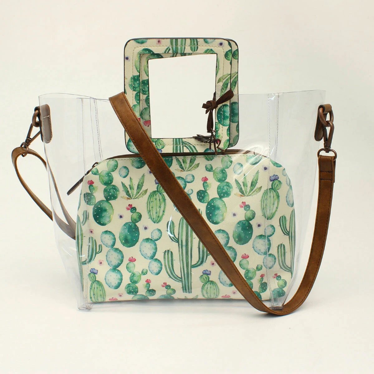 Angel Ranch Leather Handbag For Women Compact Purse With Zipper Compartments And Wallet Organizer by Angel Ranch