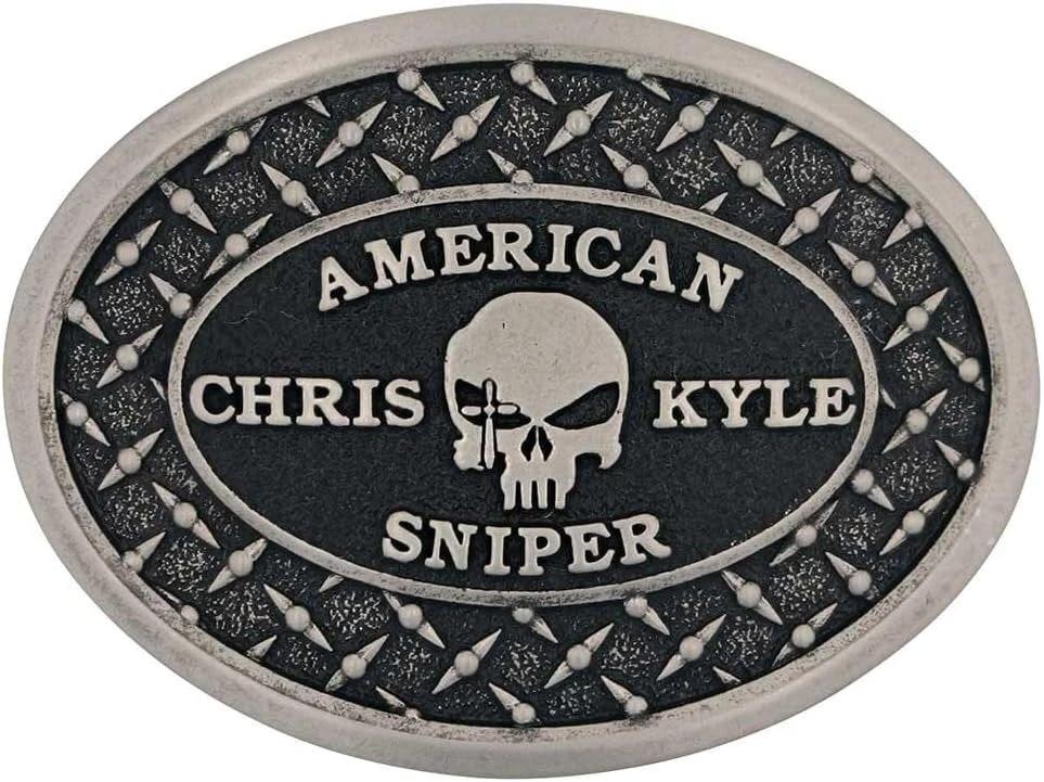 Montana Silversmiths Chris Kyle Attitude Sniper Belt Buckle Limited Edition Western Style Gift For Outdoorsmen by Montana Silversmiths