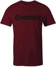 Hooey Youth Tee Cranberry Short Sleeve Unisex Rodeo Western Style Everyday Wear For Kids by Hooey