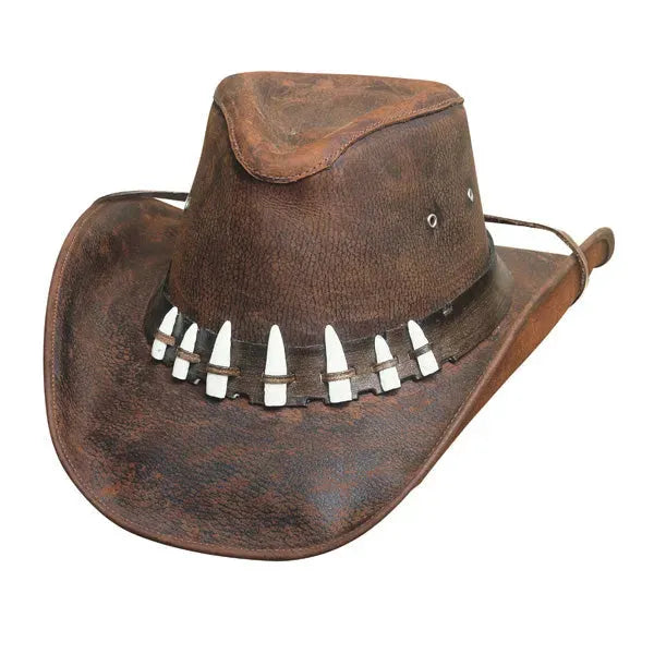 Bullhide Spiffy - Shapeable Leather Australian Hat (Closeout)