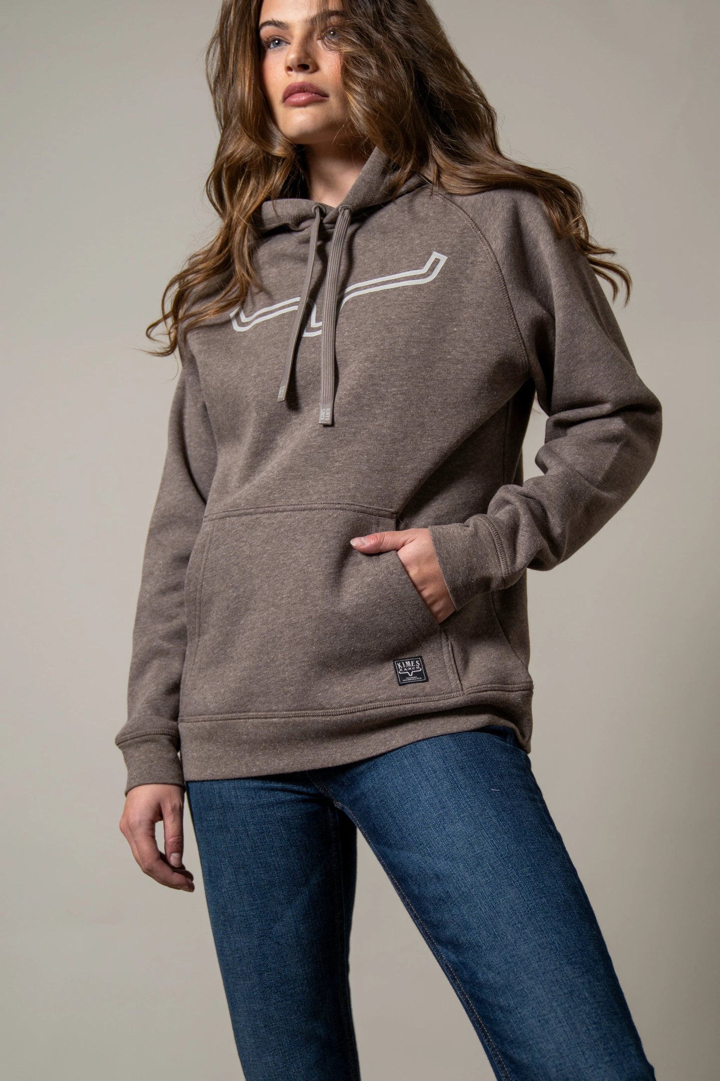 Kimes Ranch Outlier Dark Brown Hoodie by Wild West Outfitters