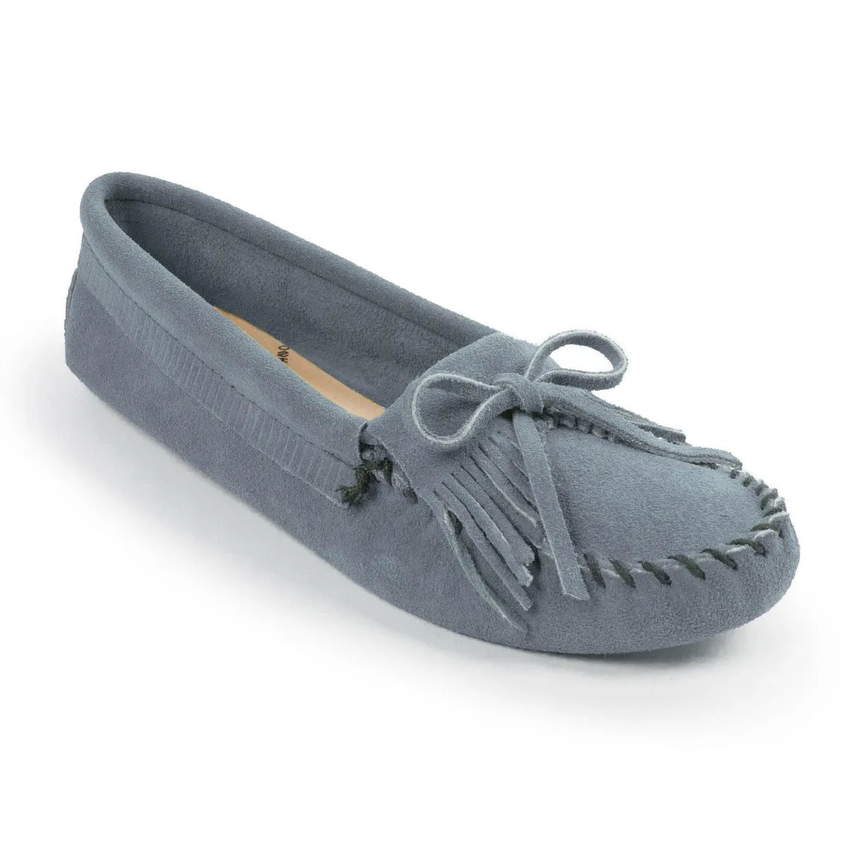 Minnetonka Kilty Softsole Suede Moc - Womens Moccasin (Closeout)