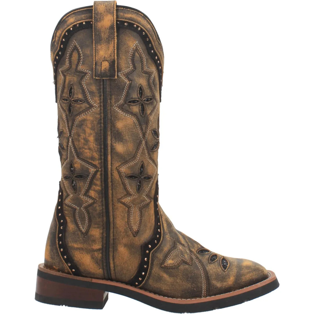 Laredo Bouquet - Womens Leather Cowgirl Boots (Closeout)