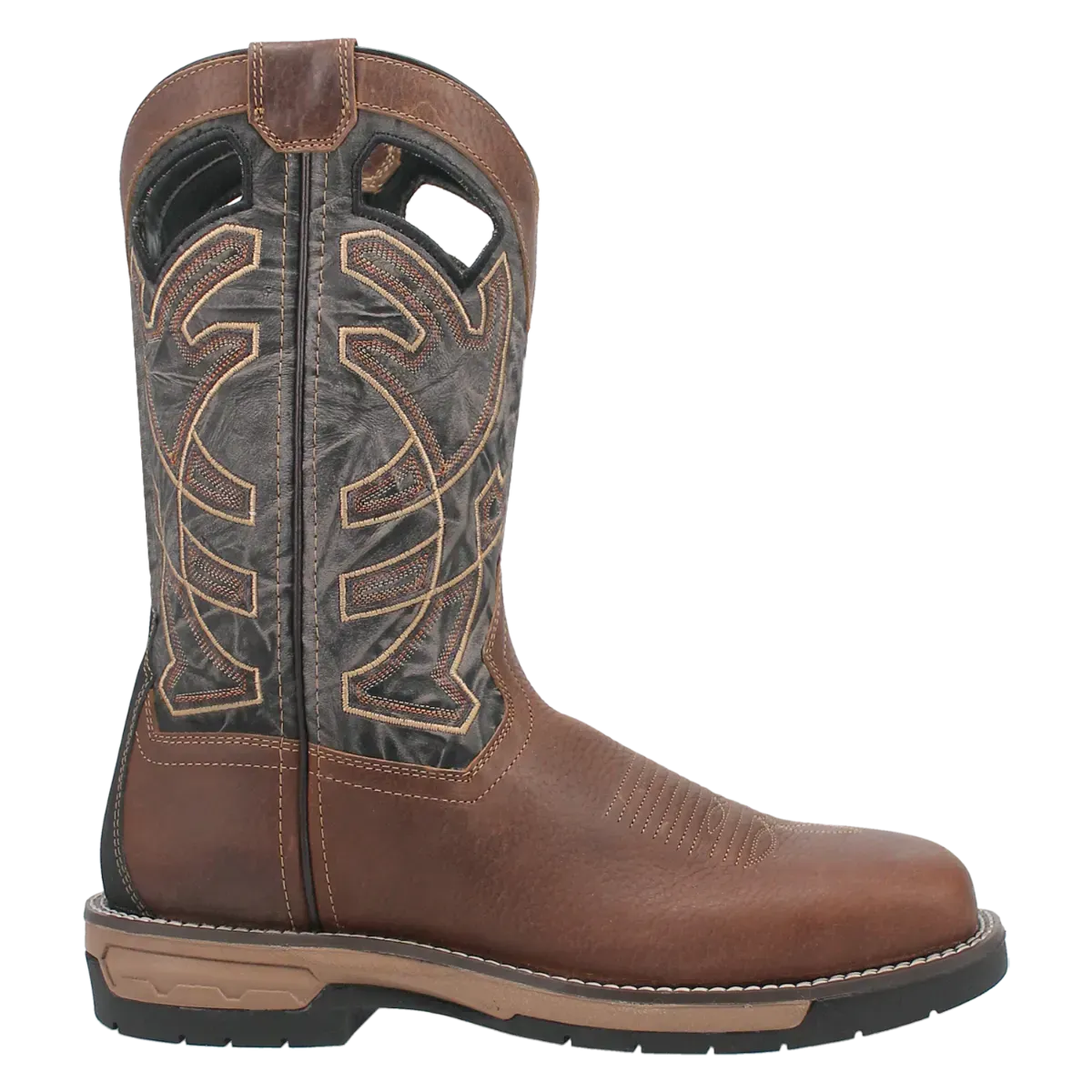 Laredo Sherpa (Broad Square Toe) - Men's Leather Cowboy Work Boot