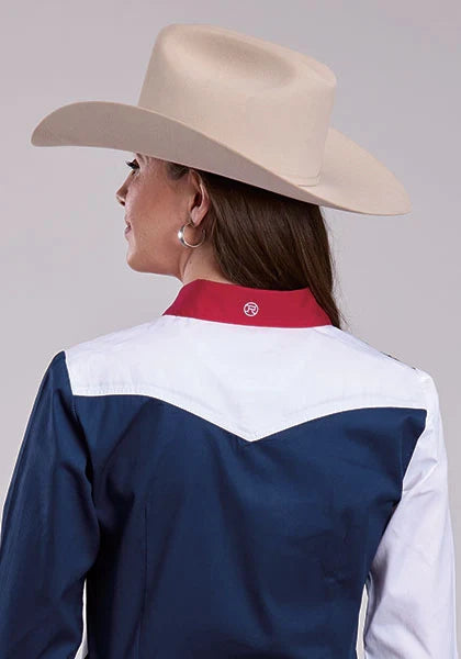 Roper Colorblock Americana (Multi) - Women's Western Shirt